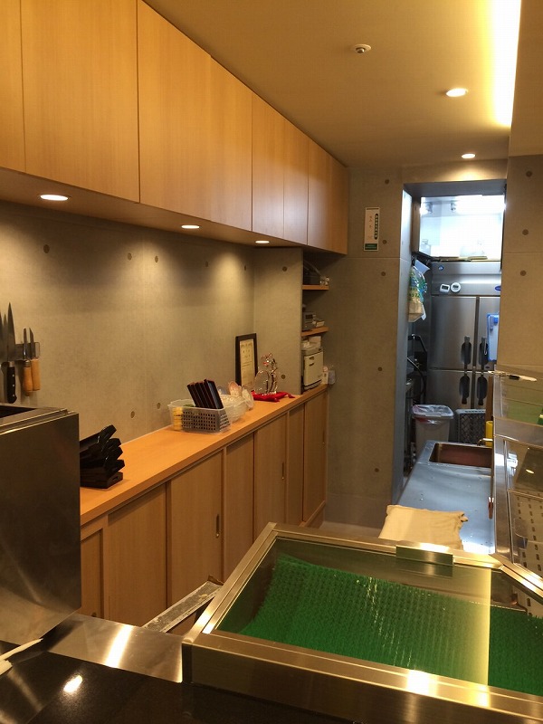内装工事 寿司屋新装工