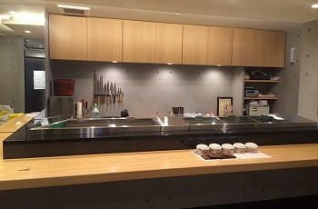 内装工事 寿司屋新装工