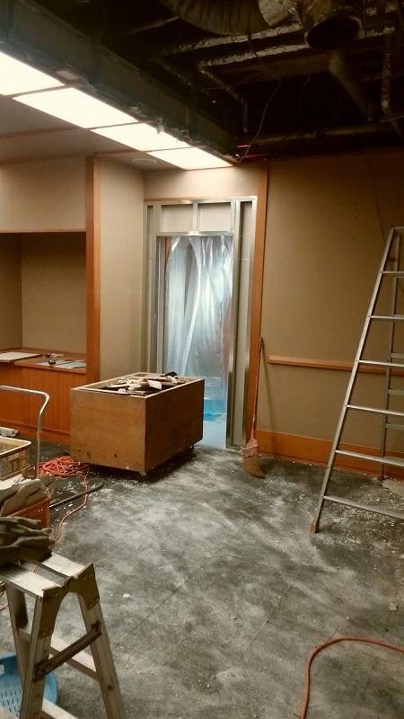 日本料理店 改装工事