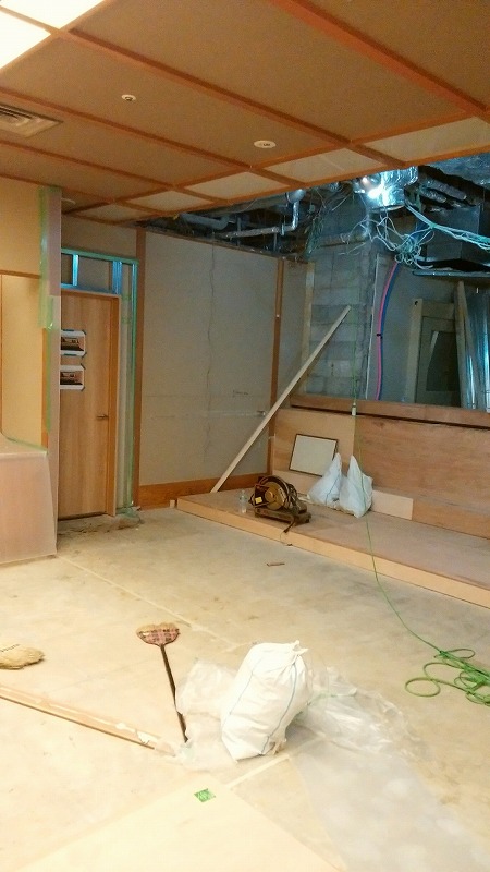 日本料理店 改装工事