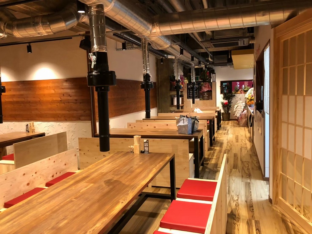 焼肉店内装工事