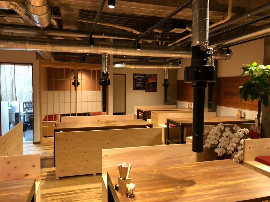 焼肉店内装工事