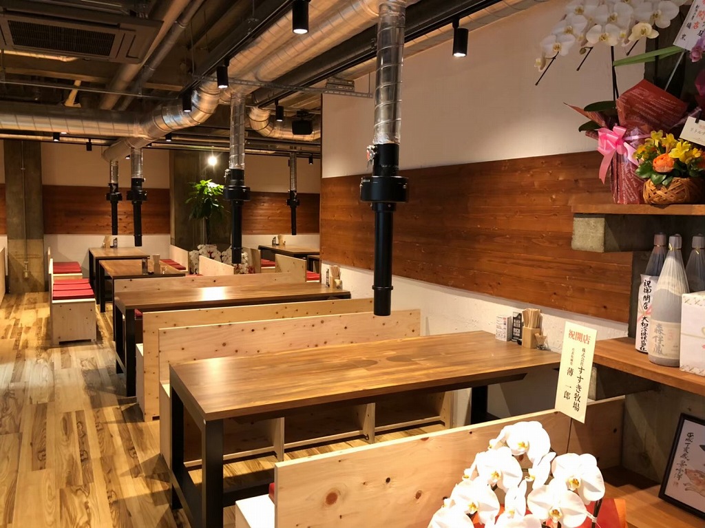焼肉店内装工事