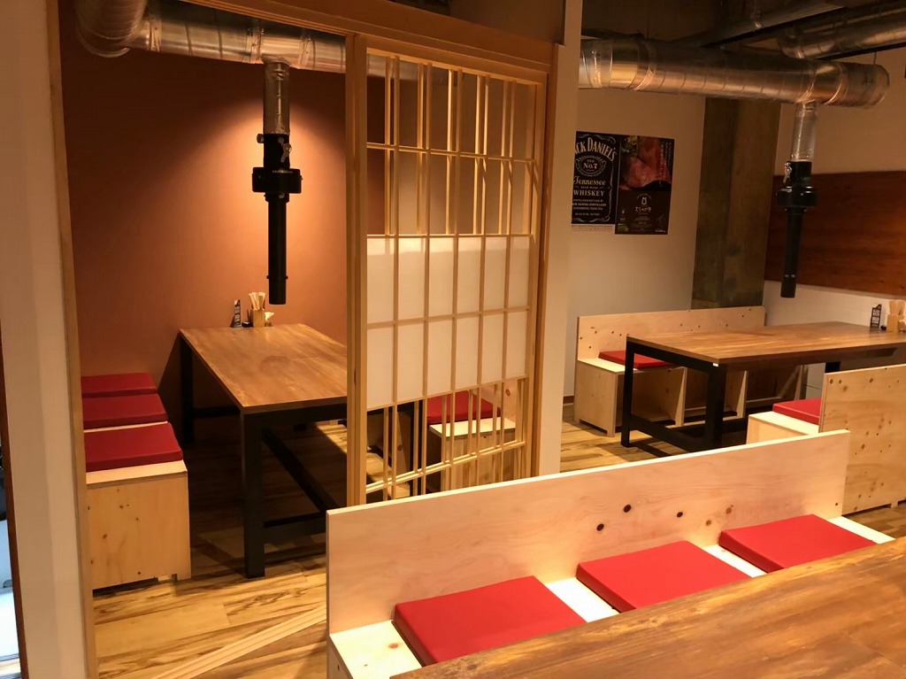焼肉店内装工事