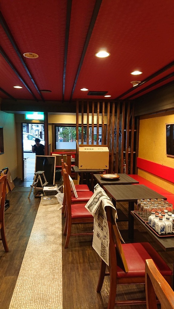 中華料理店 内装工事