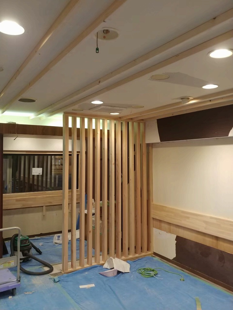 中華料理店 内装工事