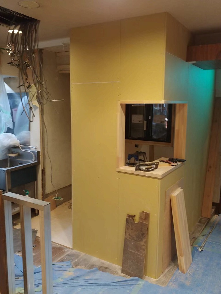 中華料理店 内装工事