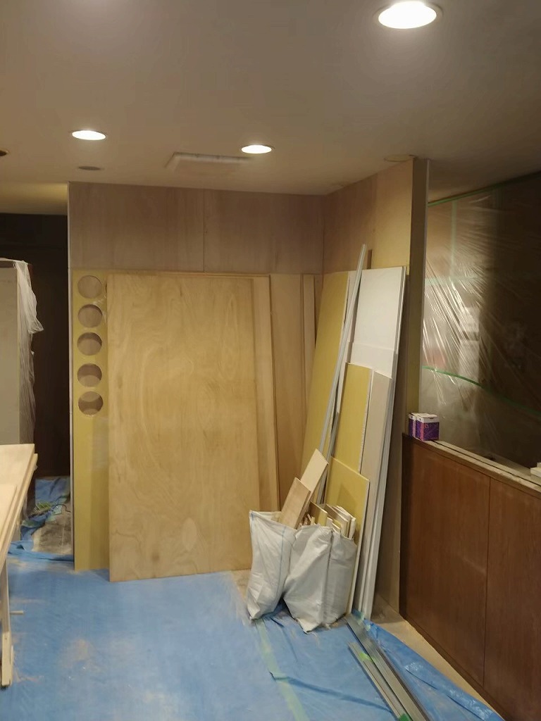 中華料理店 内装工事