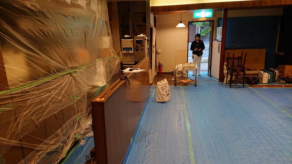 中華料理店 内装工事